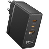 Cargador de Pared Vention FEGB0-EU/ 2xUSB Tipo-C/ 1xUSB/ 100W