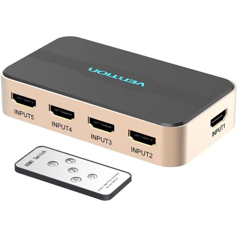 Duplicador HDMI Vention ACDG0/ 5x HDMI Hembra - HDMI Macho - Ítem
