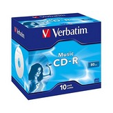 CD-R Verbatim Music 16X/ Caja-10uds