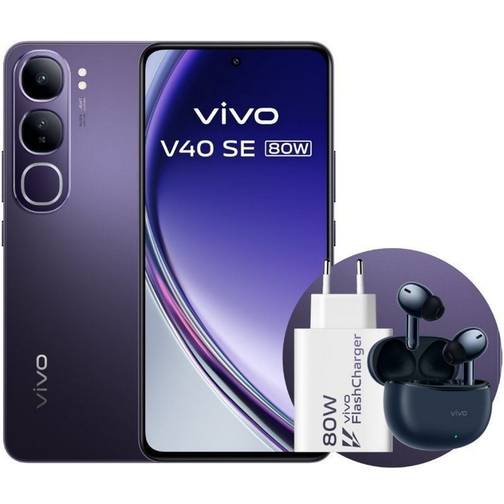 Smartphone Vivo V40 SE 80W 8GB/ 256GB/ 6.67'/ 5G/ Negro