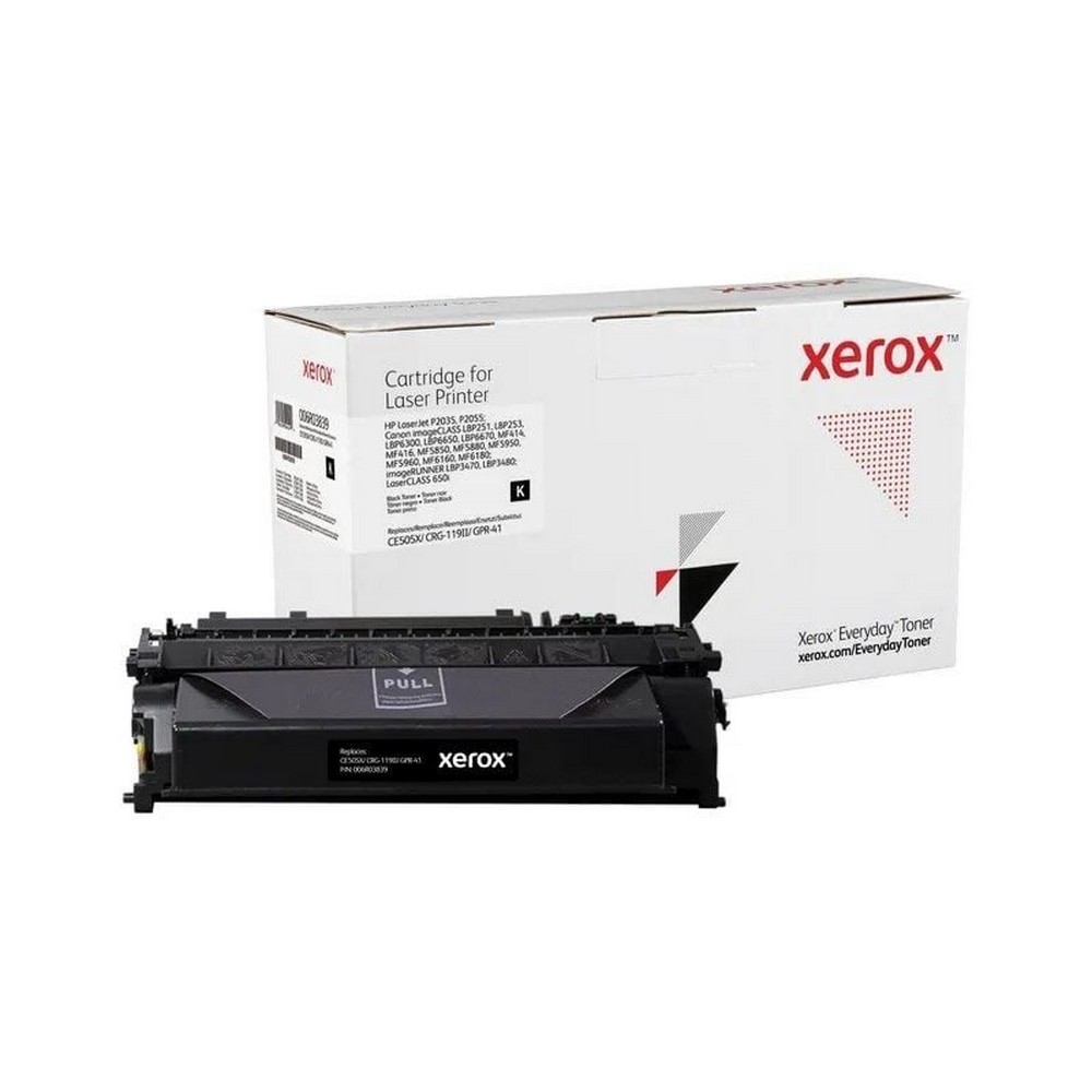 Tóner compatible Xerox 006R03839 compatible con HP CE505X/ CRG-119II/ GPR-41/ 6500 páginas/ Negro