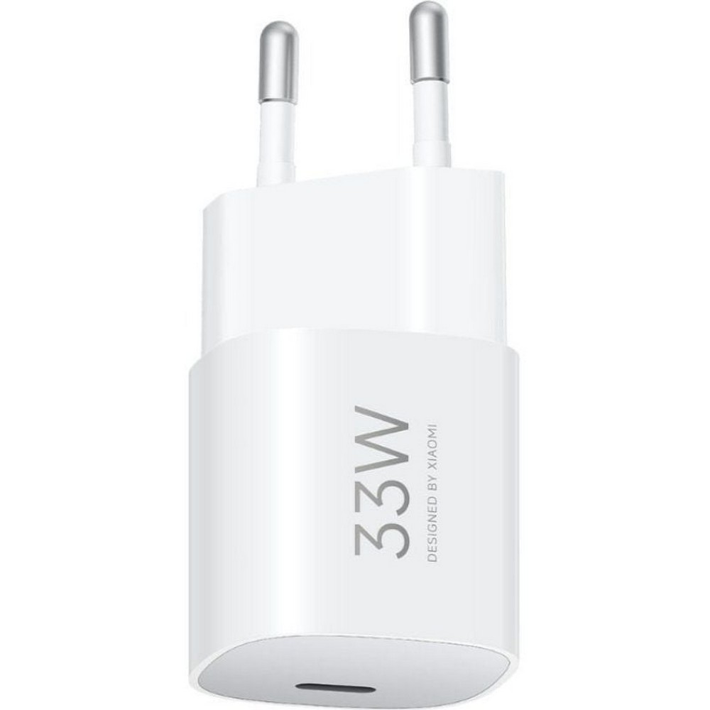 Cargador de Pared GaN Xiaomi 33W Nano Power Adapter 1xUSB Tipo-C/ 33W