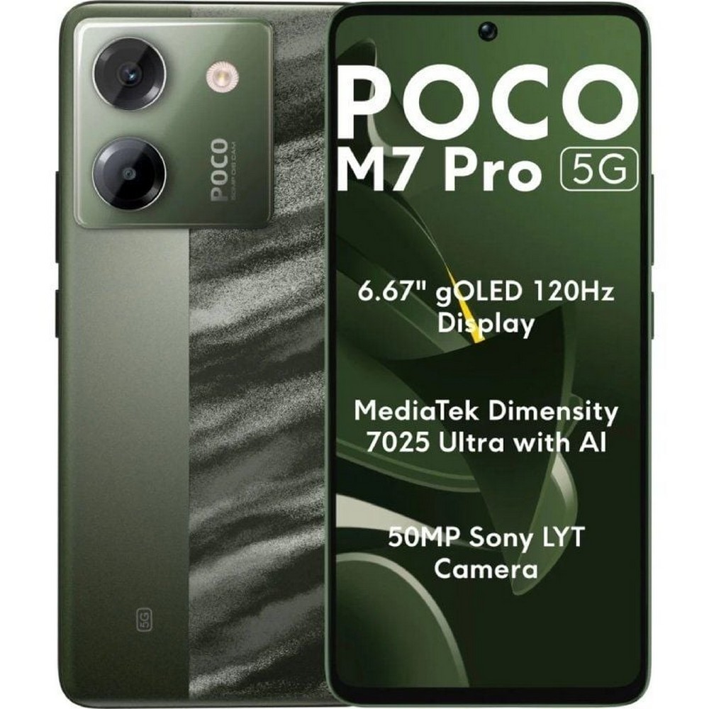 Smartphone Xiaomi POCO M7 Pro 8GB/ 256GB/ 6.67'/ 5G/ Verde